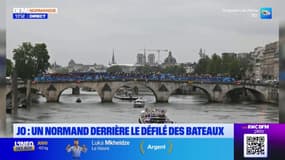 JO 2024: un Normand a dirigé la parade des bateaux sur la Seine lors de la cérémonie d'ouverture 
