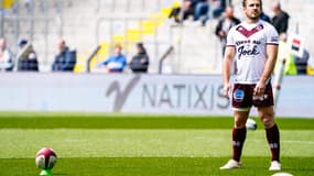 Le joueur girondin Zack Holmes, avec l'UBB à Lens, en avril 2023.