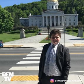 À 14 ans, il se présente pour devenir gouverneur du Vermont