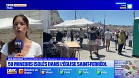 Marseille: 50 mineurs isolés dorment dans une église