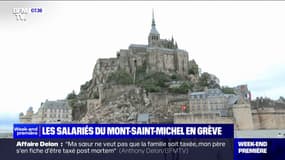 Les salariés du Mont-Saint-Michel en grève à cause du froid, de l'humidité et d'un nombre de marches trop important