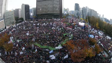 Des milliers de manifestants se sont réunis à Seoul ce mardi pour demander la démission de la présidente sud-coréenne, Park Geun-Hye.