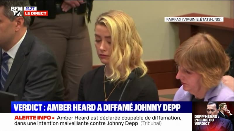 Johnny Depp est également déclaré coupable de diffamation contre Amber Heard et est condamné à payer 2 millions de dollars à l'actrice