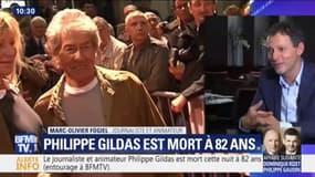Pour Marc-Olivier Fogiel, Philippe Gildas "avait compris qu'on pouvait être et journaliste et animateur"