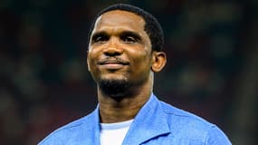 Samuel Eto'o, le président de la Fédération camerounaise de football, novembre 2023