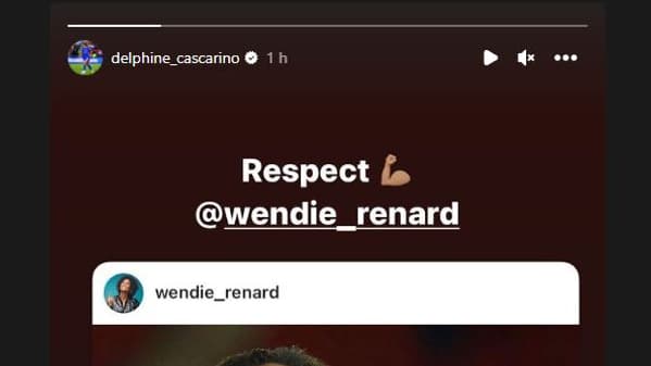 Delphine Cascarino soutient Wendie Renard