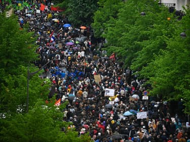 Manifestation du 1er-Mai à Paris.