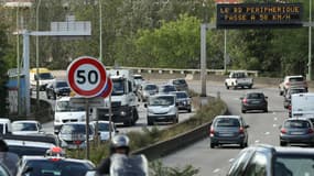 Périphérique parisien à 50 km/h