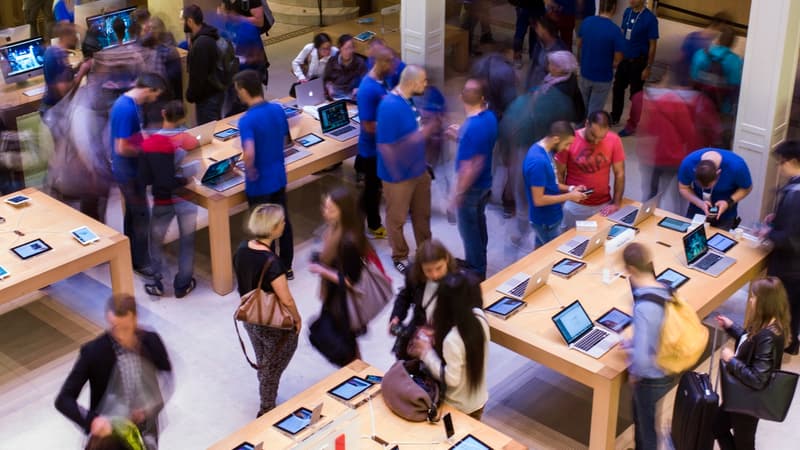 Apple compte une vingtaine d'Apple Store en France