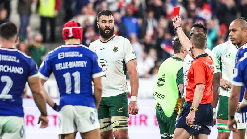 Il avait été exclu pour une charge dangereuse sur Ramos: le Sud-Africain De Jager suspendu quatre matchs par World Rugby