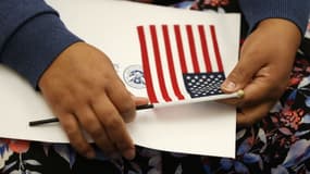 Cérémonie de naturalisation aux Etats-Unis