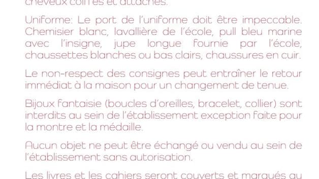 Les règles de vie commune de la Maison d’éducation Pauline Marie Jaricot qui doit s'installer dans l'Ain en septembre.