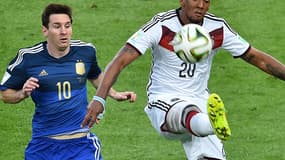 Boateng face à Messi