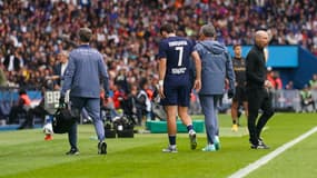 Khvicha Kvaratskhelia lors de PSG-Toulouse, le 14 septembre 2025