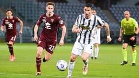 Cristiano Ronaldo lors du derby de Turin