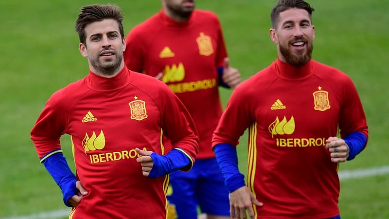Sergio Ramos et Gerard Piqué assurent la bonne ambiance dans la sélection espagnole.