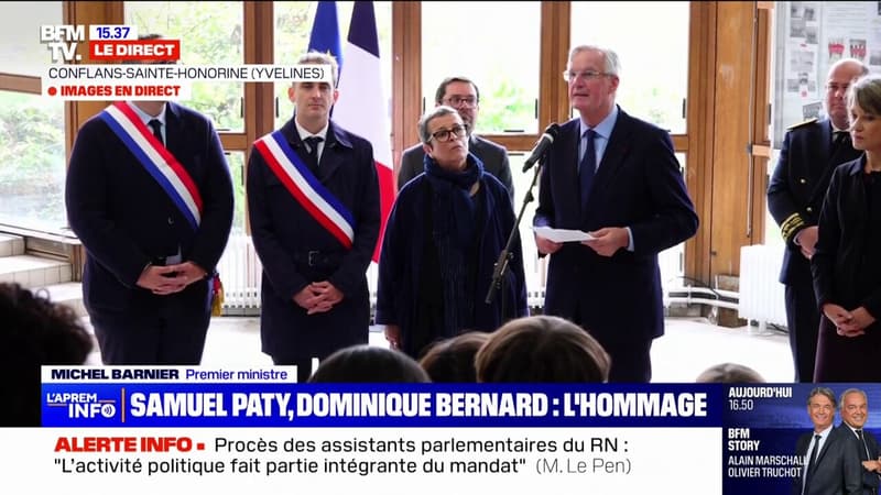 Hommage à Samuel Paty et Dominique Bernard: 