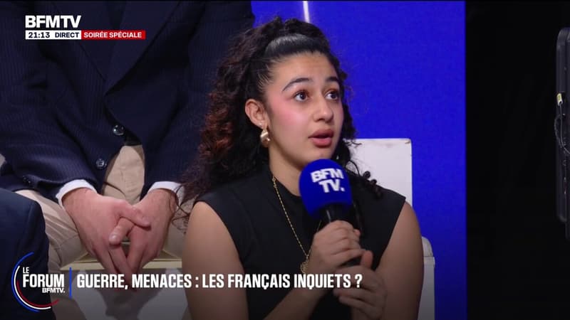 FORUM BFMTV - "Nous en tant que jeunes, on est inquiets", affirme Sofia, étudiante