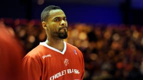 Le pivot Claude Marquis avec Cholet Basket en 2013