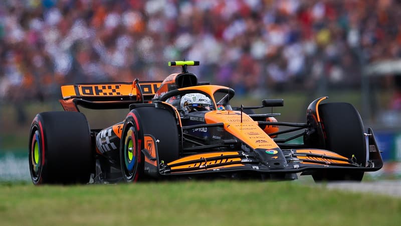 La McLaren de Lando Norris