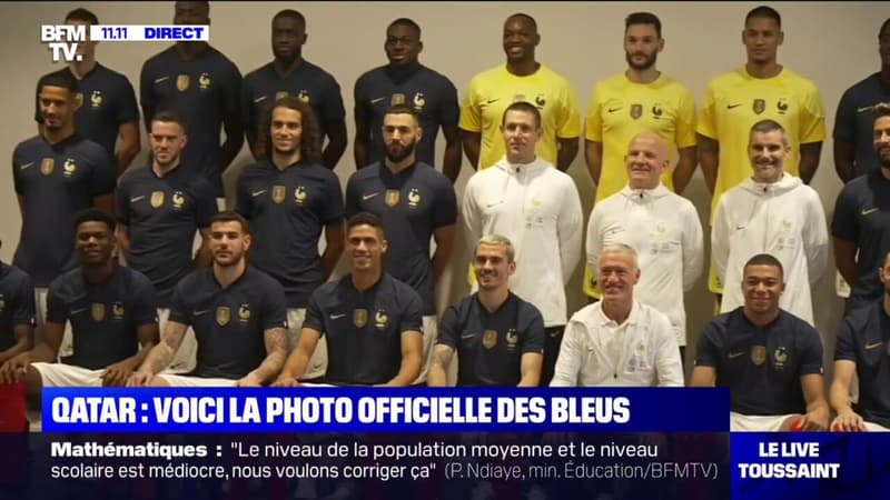 Mondial 2022: la photo officielle des Bleus vient d'être prise à Clairefontaine