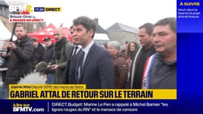 Gabriel Attal dans l'Orne: "C'est une promesse tenue pour moi d'être à Briouze"