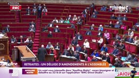 Retraites: un déluge d'amendements à l'Assemblée 