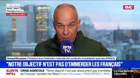 "Cet accord est très déséquilibré": Arnaud Rousseau, président de la FNSEA, explique pourquoi il est contre le Mercosur