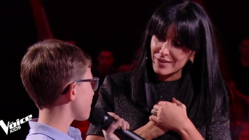 Jenifer sur le plateau de "The Voice Kids", le 5 septembre 2020 