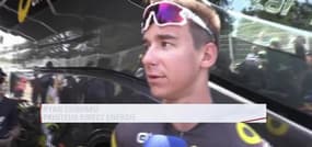 Les cyclistes français soutiennent les Bleus