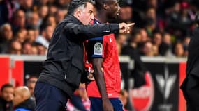 Christophe Galtier et Nicolas Pépé
