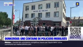 Dunkerque: les policiers mobilisés en soutien à leur collègue qui a tenté de suicider