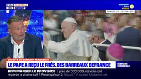 "Très préoccupé des situations juridiques": Jérôme Gavaudan, avocat, a rencontré le pape 