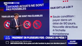 LES ÉCLAIREURS - Le paiement en plusieurs fois, une chance ou un piège?