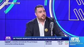 BFM Crypto, le Club : Un trader Français remporte 49M$ suite à son pari sur Trump - 07/11