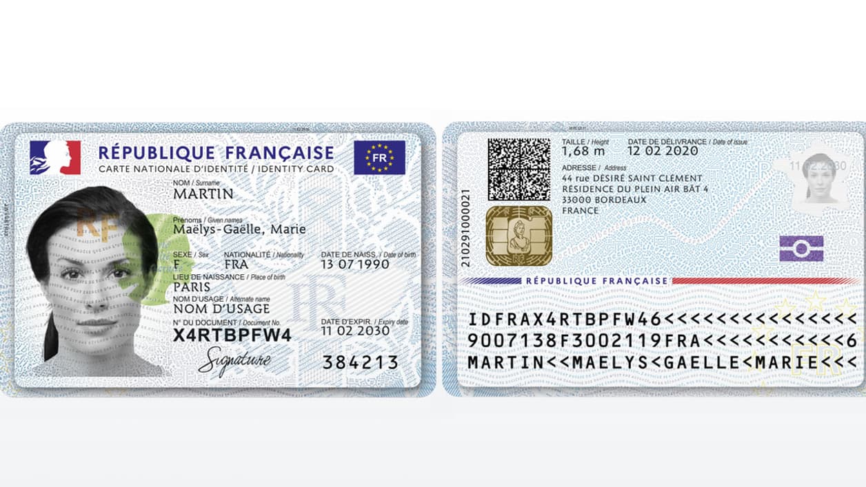 La nouvelle carte d'identité biométrique