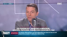 Christophe Brusset, ancien directeur d’achats pour l’industrie agroalimentaire, sur la charcuterie : "Le but du jeu était de mettre un maximum d'eau et de compenser avec des stabilisants, des conservateur,... pour que le produit se conserve."