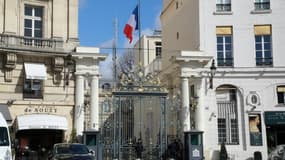 L'entrée principale du ministère de l'Intérieur à Paris le 13 mars 2020