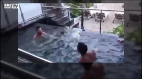 Messi et Suarez s'éclatent dans une piscine