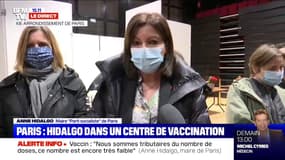 Anne Hidalgo (maire PS de Paris): "Si on restait sur un rythme de 10.000 doses par semaine, il nous faudrait 8 mois pour vacciner les plus de 75 ans"