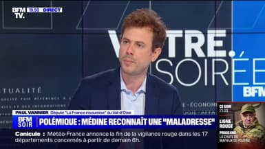 Médina invité par EELV: Paul Vannier (député LFI du Val-d'Oise) souhaite que "la chasse à l'homme s'arrête"