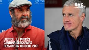 Justice : le procès Cantona-Deschamps pour diffamation renvoyé en octobre 2021