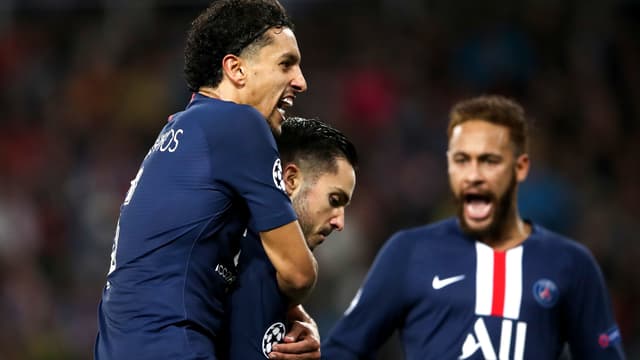 Marquinhos - Sarabia - Neymar -  Paris SG