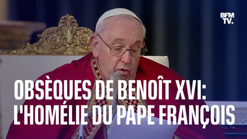 Funérailles de Benoît XVI: l'homélie du pape François sur la place Saint-Pierre