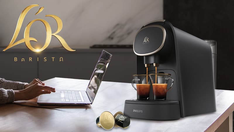 Machine à café L’OR Barista® : faites-vous un vrai café de qualité barista !