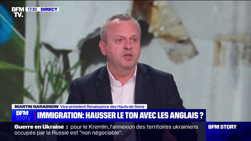 Martin Garagnon (Renaissance) à propos de l'immigration illégale dans la Manche: 