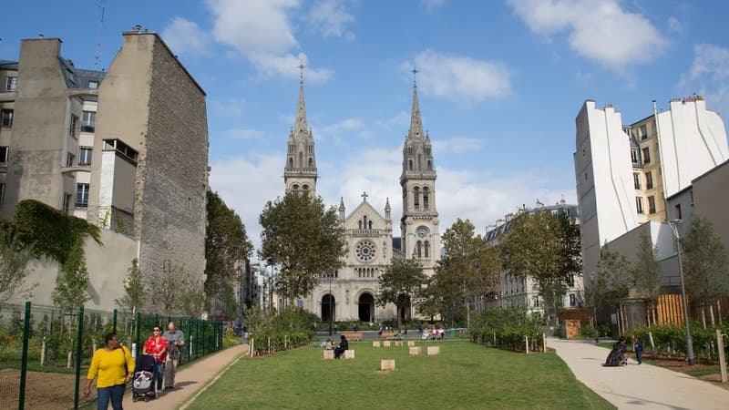 Le Jardin Truillot dans le 11e arrondissement de Paris 