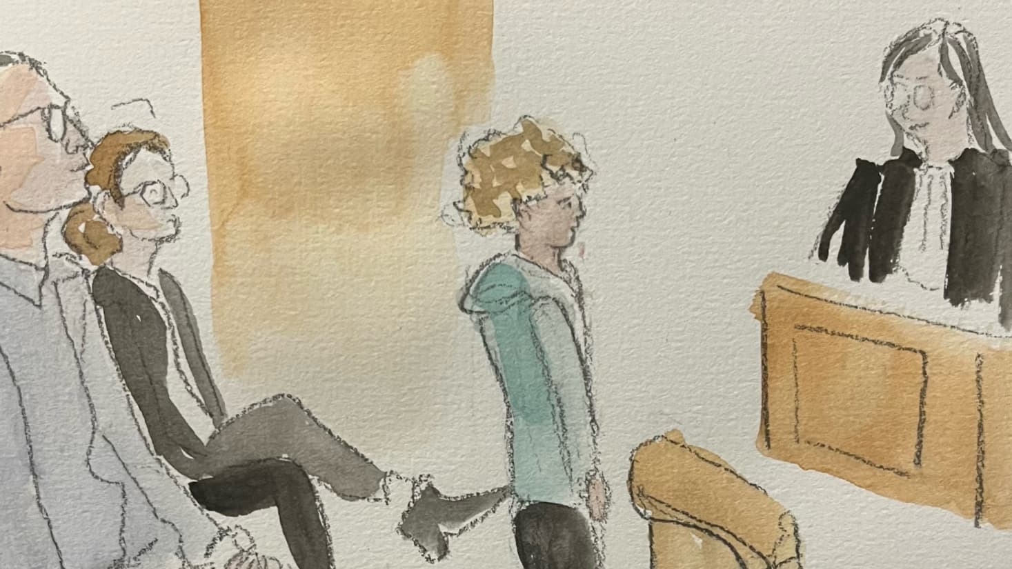 Le fils aîné témoigne à la barre Le fils aîné témoigne à la barre
