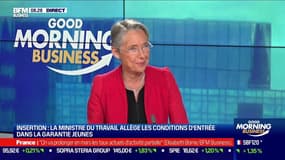 Élisabeth Borne était l'invité de Good Morning Business.