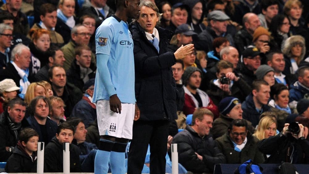 Mario Balotelli et Roberto Mancini Mario Balotelli et Roberto Mancini